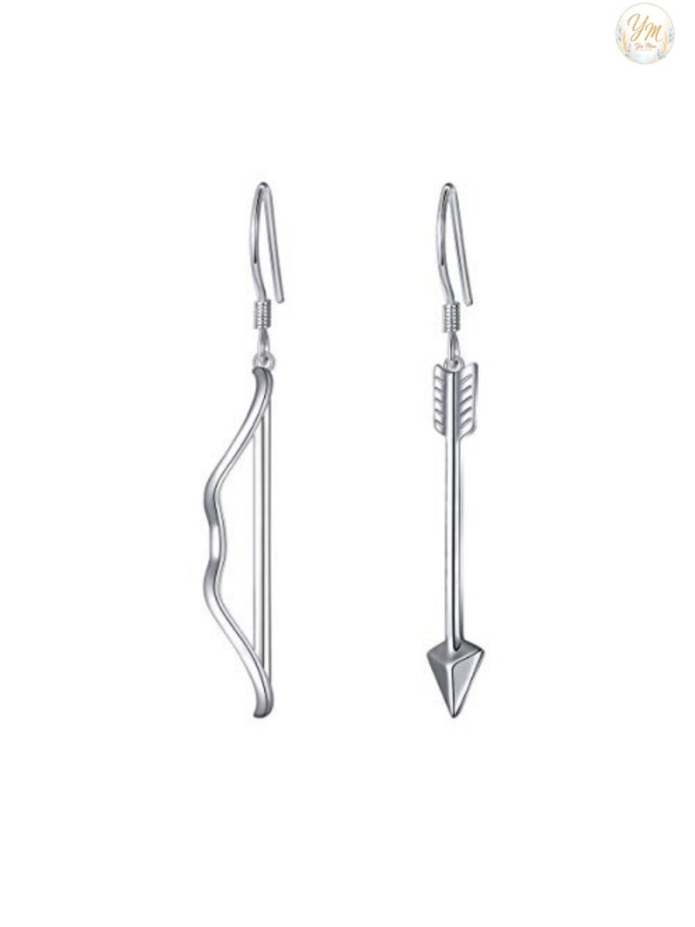 S925 Sterling Silver Heart Dangle Drop Earrings for Women